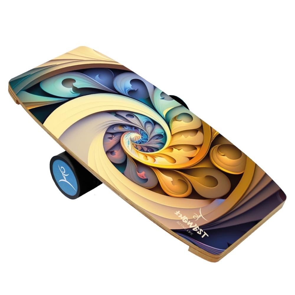 Балансборд InGwest Spiral CL с прорезиненным роллером