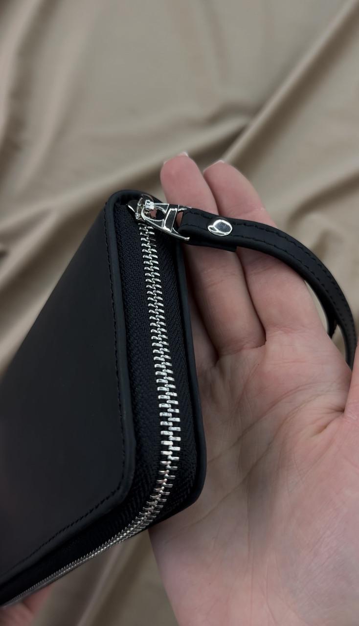 Клатч-гаманець шкіряний з натуральної шкіри Crazy Horse Чорний (2576234712) - фото 4 Клатч-гаманець шкіряний з натуральної шкіри Crazy Horse Чорний (2576234712) - фото 4