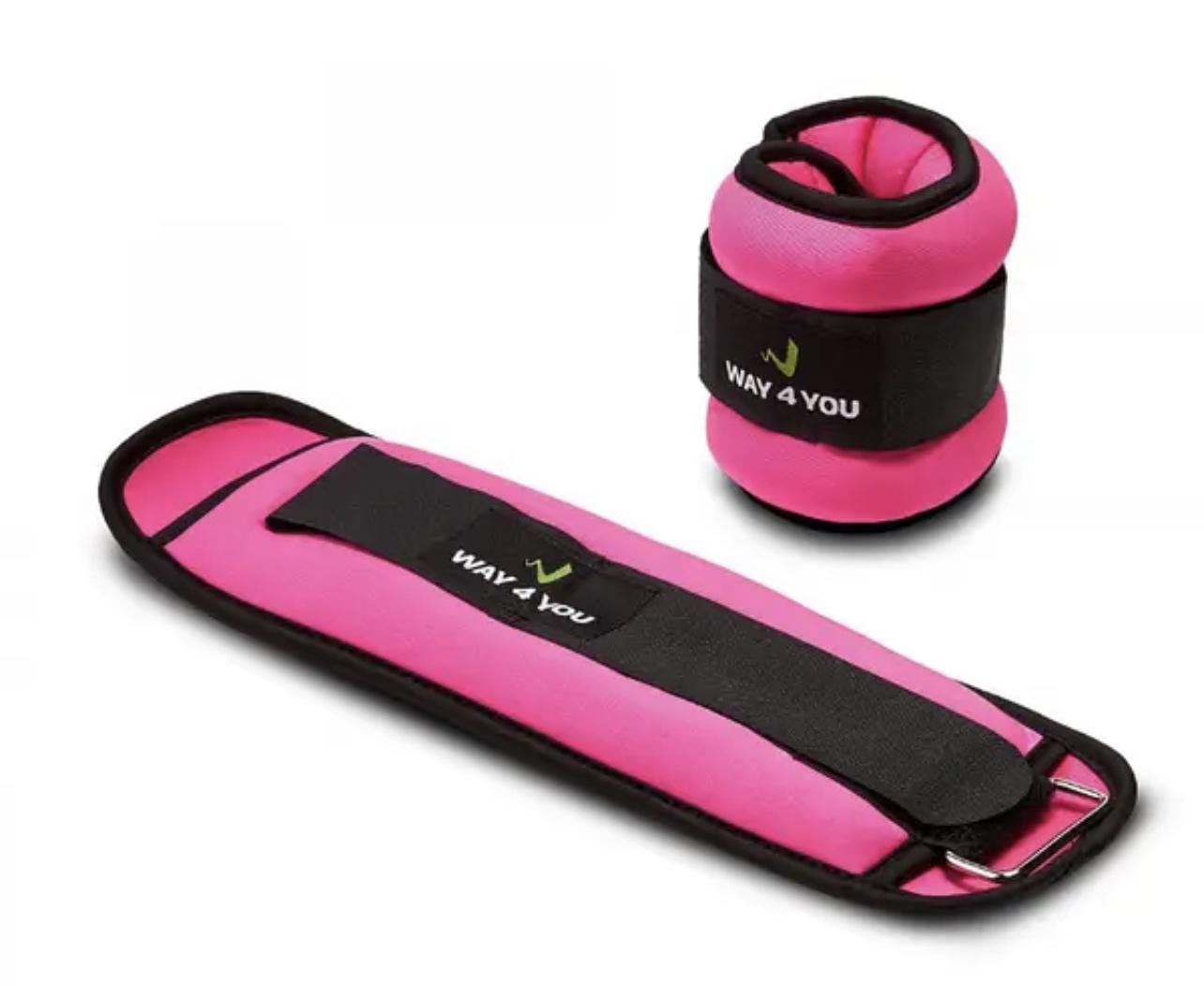 Обважнювачі WAY4YOU 1 кг 2 шт. Рожевий - фото 1 Обважнювачі WAY4YOU 1 кг 2 шт. Рожевий - фото 1