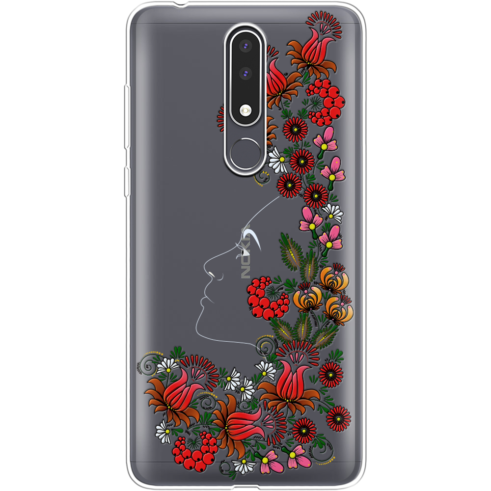 Чехол BoxFace Nokia 3.1 Plus 3D Ukrainian Muse Прозрачный силикон (36116-bk64-36116)