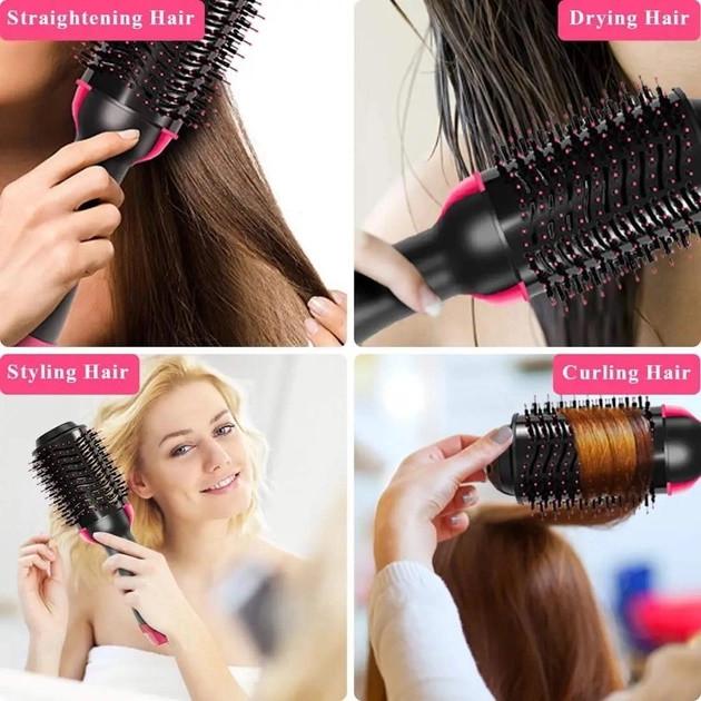 Фен-щітка One Step Hair Dryer and Styler 3в1 1000 Вт 3 режими нагрівання (7494) - фото 7