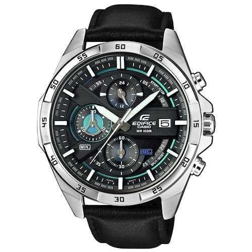 Часы мужские кварцевые Casio Edifice EFR-556L-1AVUEF с кожаным ремешком (1054168476)