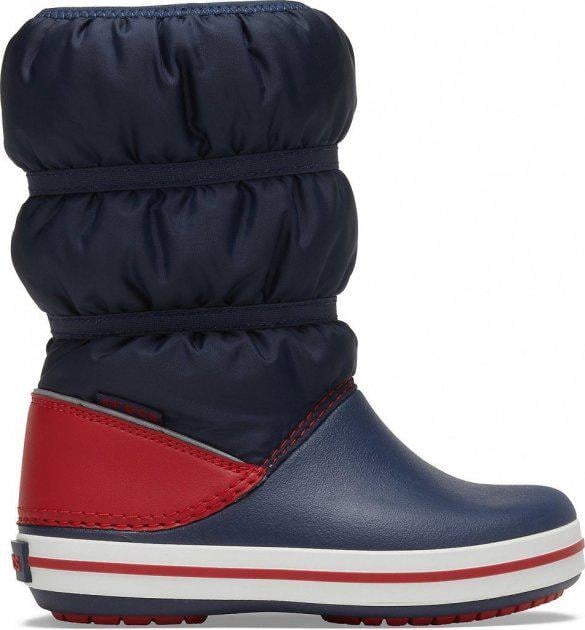 Чоботи дитячі зимові Crocs Kids Crocband Winter Boot р. 7/24 14,5 см Navy/Red (12156505)