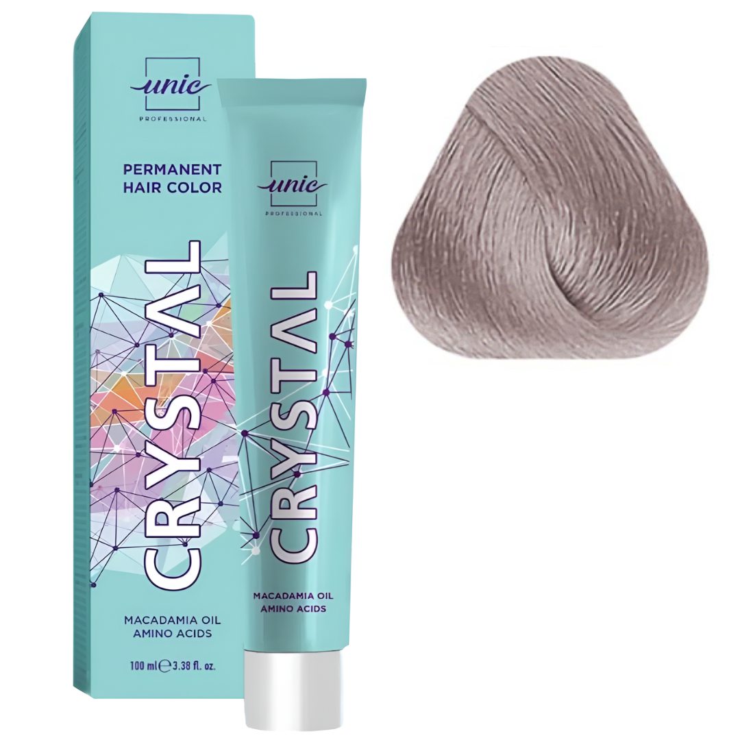 Крем-фарба Unic Crystal стійка 100 мл 10/65 Світлий блонд фіолетово-червоний