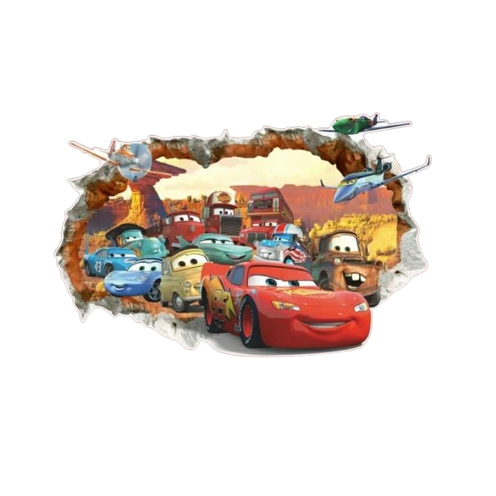 Наклейка вінілова дитяча Тачки для дитячої кімнати для хлопчиків 50х70 см Наклейка вінілова дитяча Тачки для дитячої кімнати для хлопчиків 50х70 см