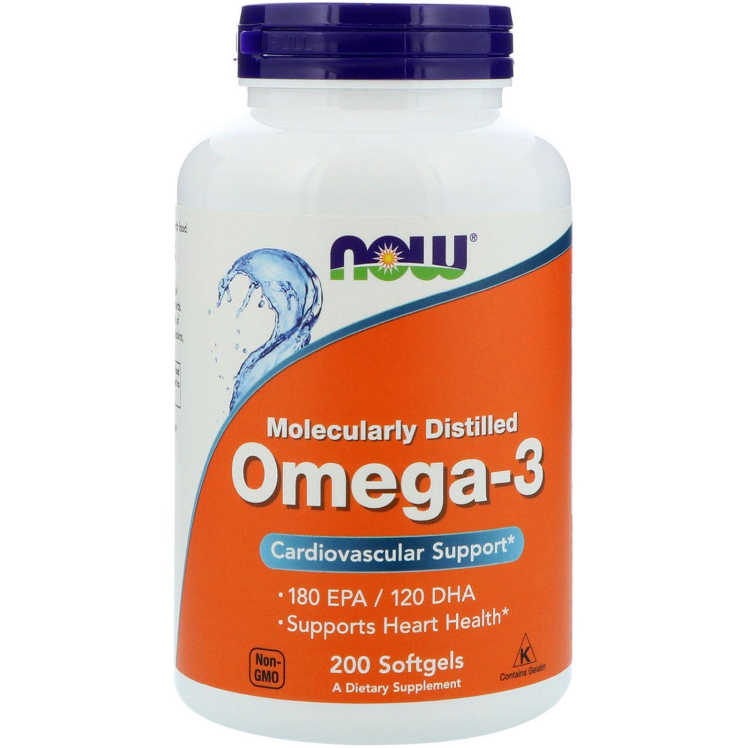 Риб'ячий жир Now Foods Omega-3 200 капсул (176)