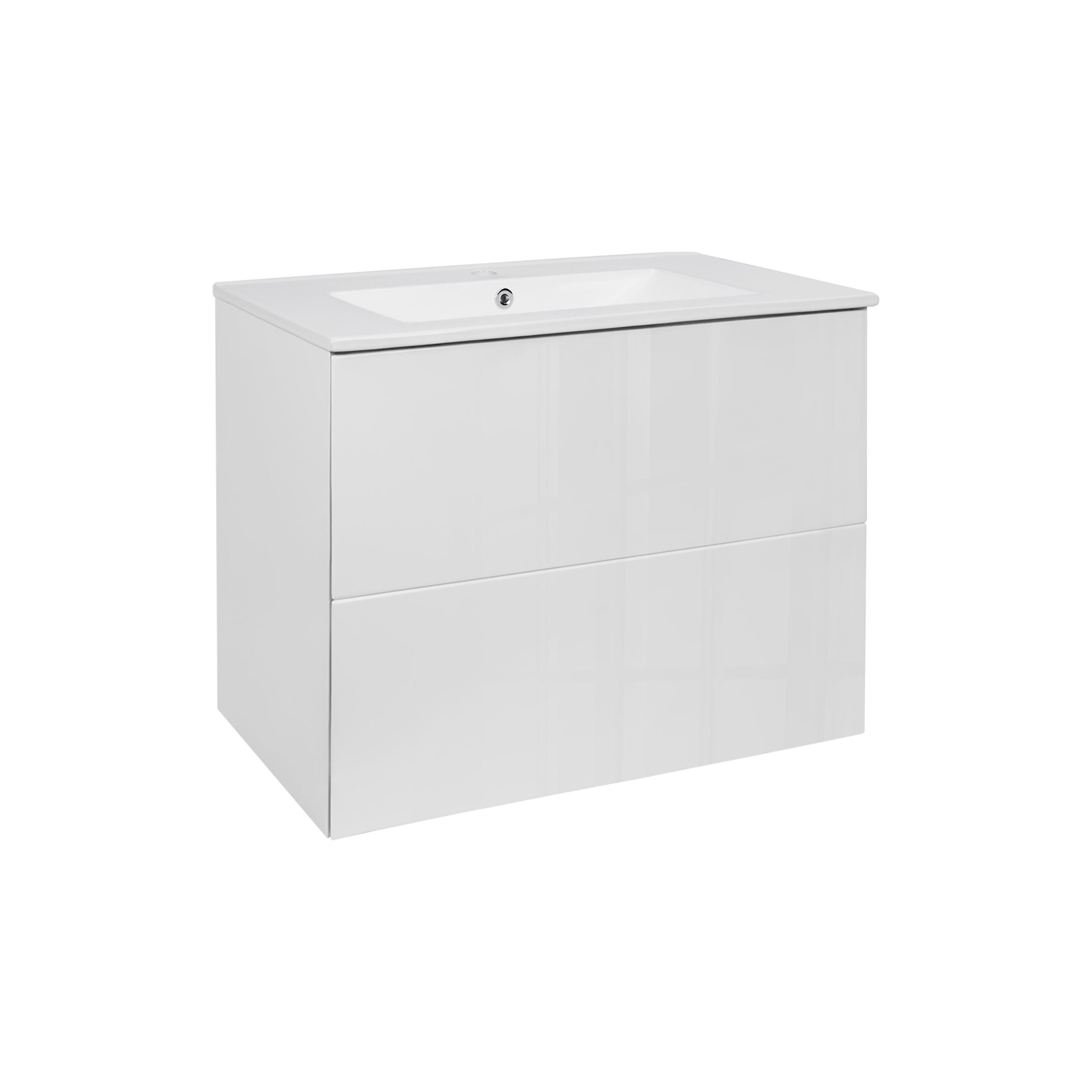 Тумба с умывальником подвесная Q-tap Tern QT1772TPL7013070CW 71x48x46,5 см Белый (96932)