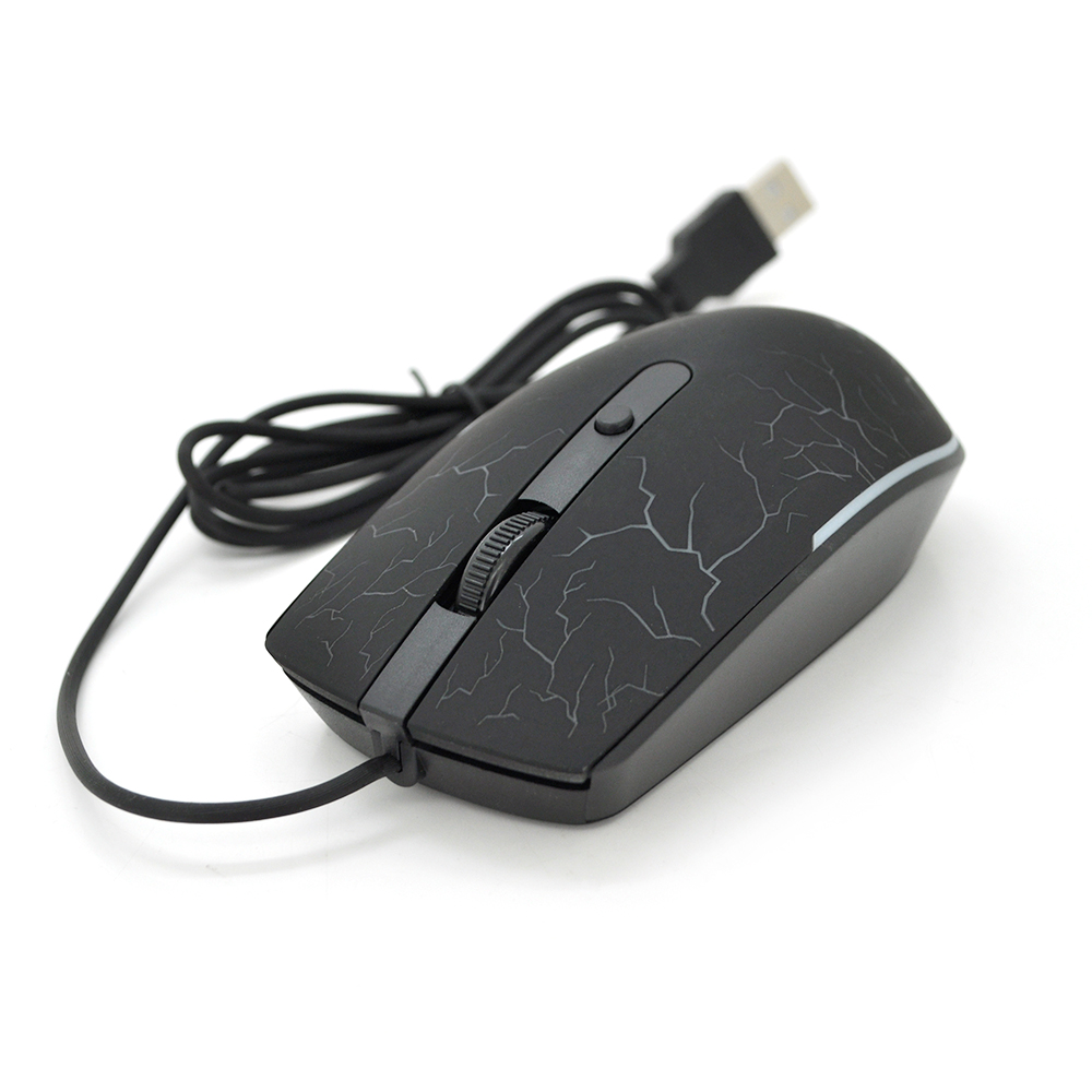 Компьютерная мышка проводная Jedel M81 USB для компьютера Черный (7556)