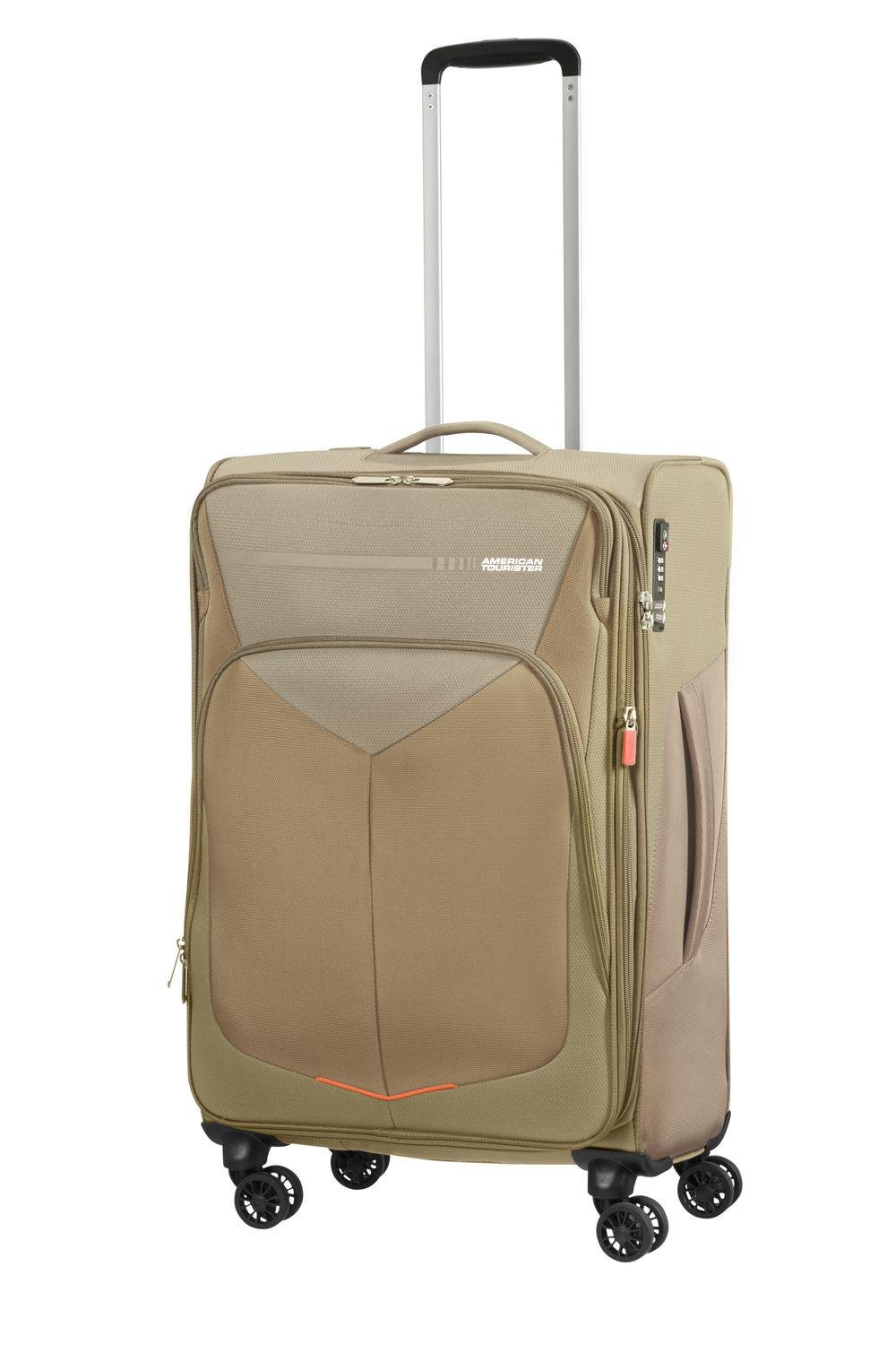 Валіза з розширенням American Tourister Summerfunk 67,5x42x27,5/29,5 см Бежевий (78G-02004) - фото 2