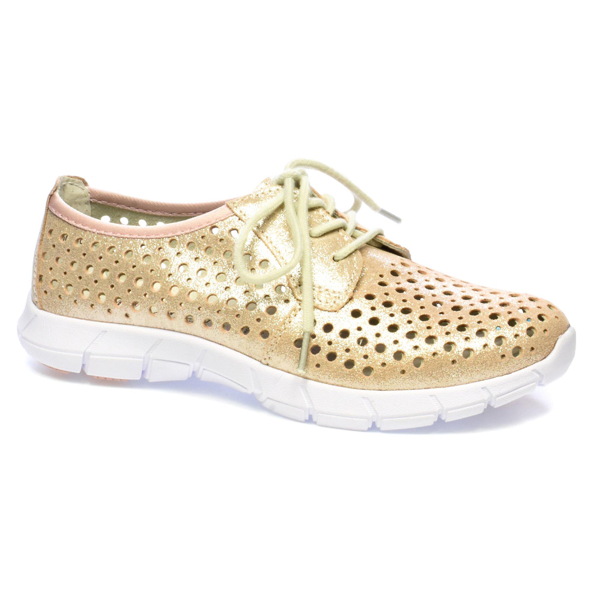 Кеди жіночі Baden р. 40 Бежевий/Золотий (088853-40)