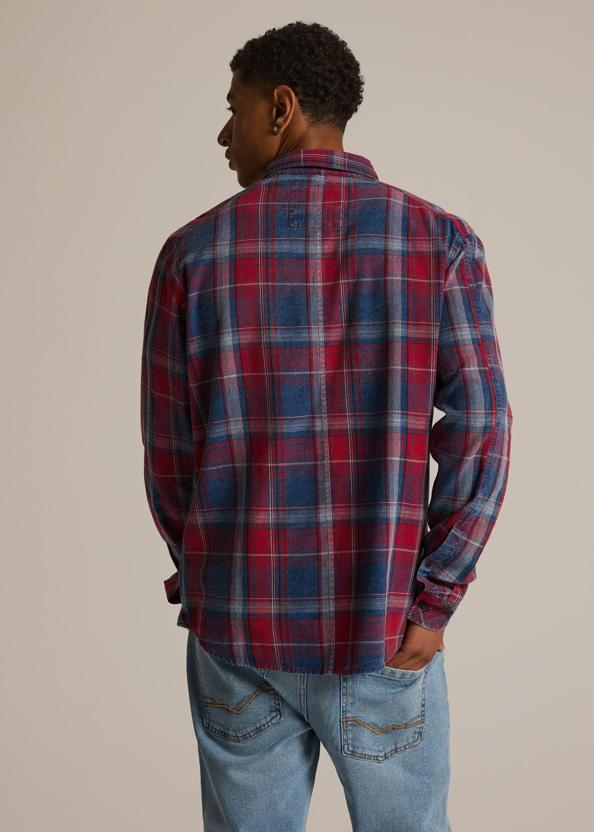 Сорочка чоловіча Diverse BURRN LG XL Синій/Червоний (5905384166678) - фото 4 Сорочка чоловіча Diverse BURRN LG XL Синій/Червоний (5905384166678) - фото 4