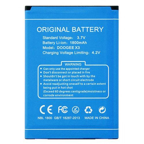 Аккумулятор для Doogee X3 1800 mAh