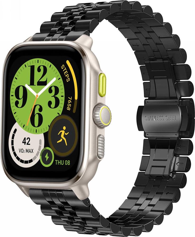 Браслет металлический Stech для Amazfit Cheetah Square Black (38505-2B)