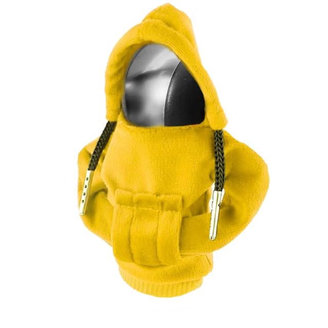 Чехол-худи на ручку коробки передач Желтый (2499494427)