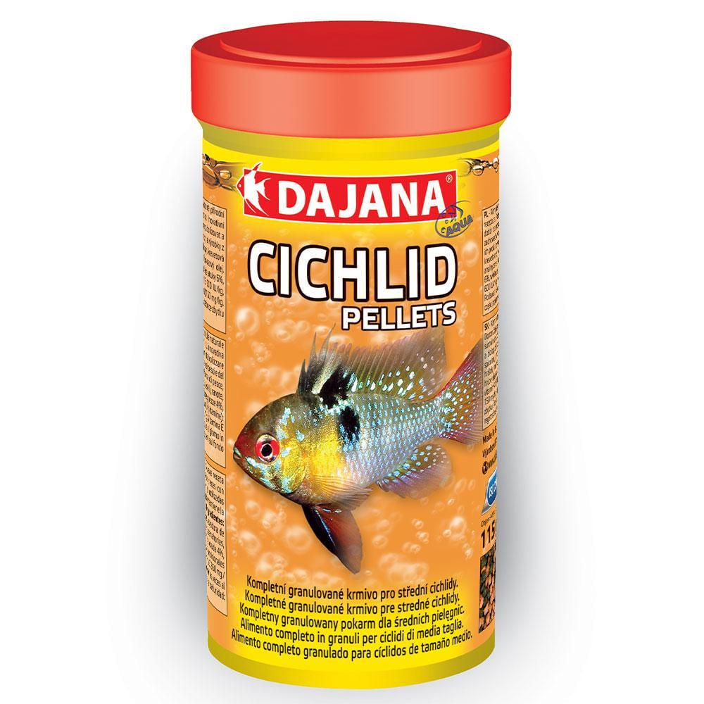 Корм для больших и средних цихлид Dajana CICHLID PELLETS 250 мл/115 г