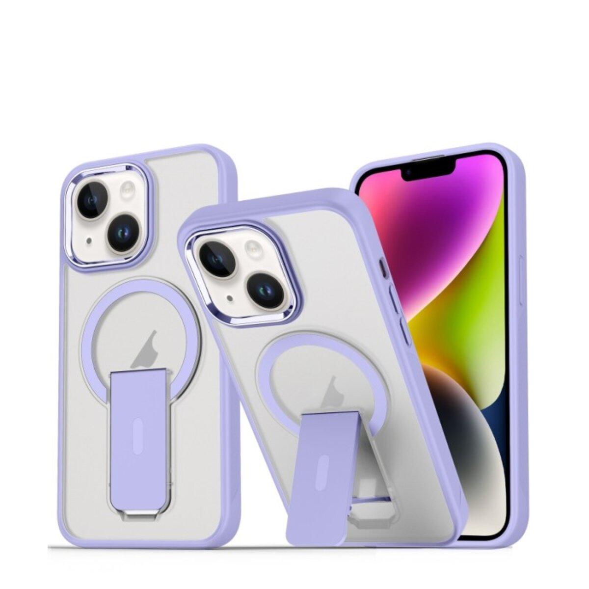 Противоударный чехол с подставкой Cosmic Magnetic Stand for Apple iPhone 14 Lavender