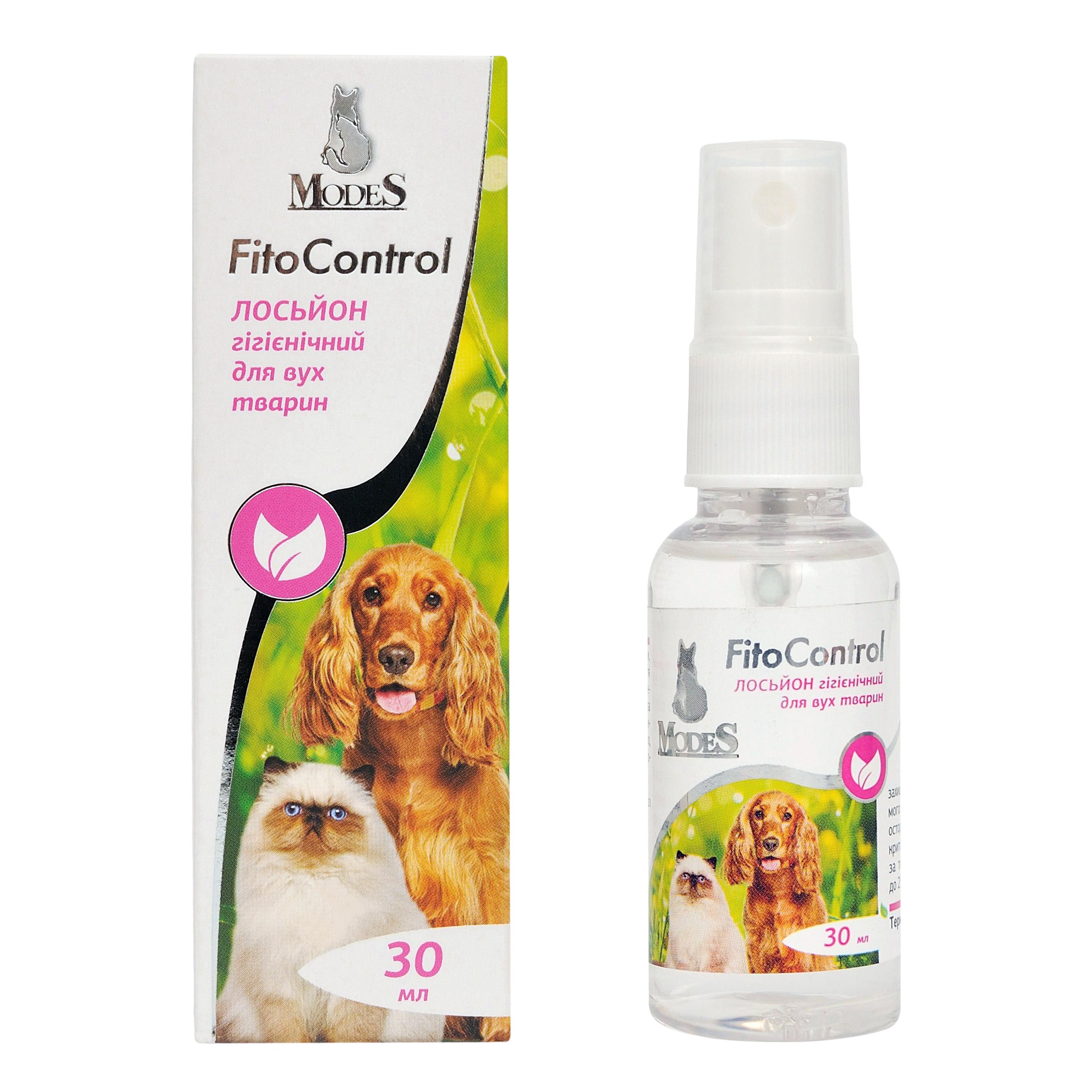 Фітокомплекс Fito Control лосьйон гігієнічний для вух тварин 30 мл (27875924)
