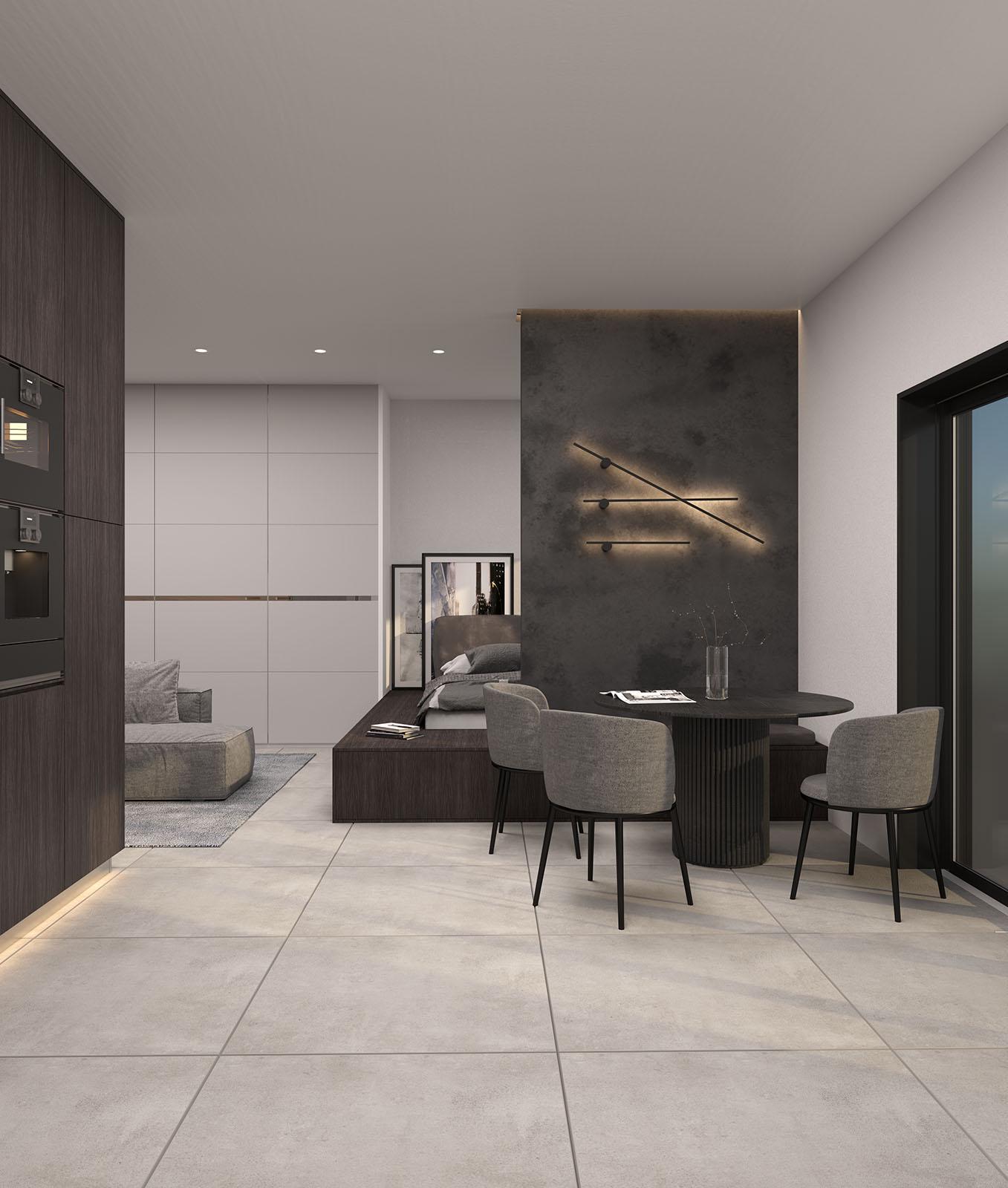 Настенный светильник Skarlat RWLB100 7W BK 3000K - фото 4