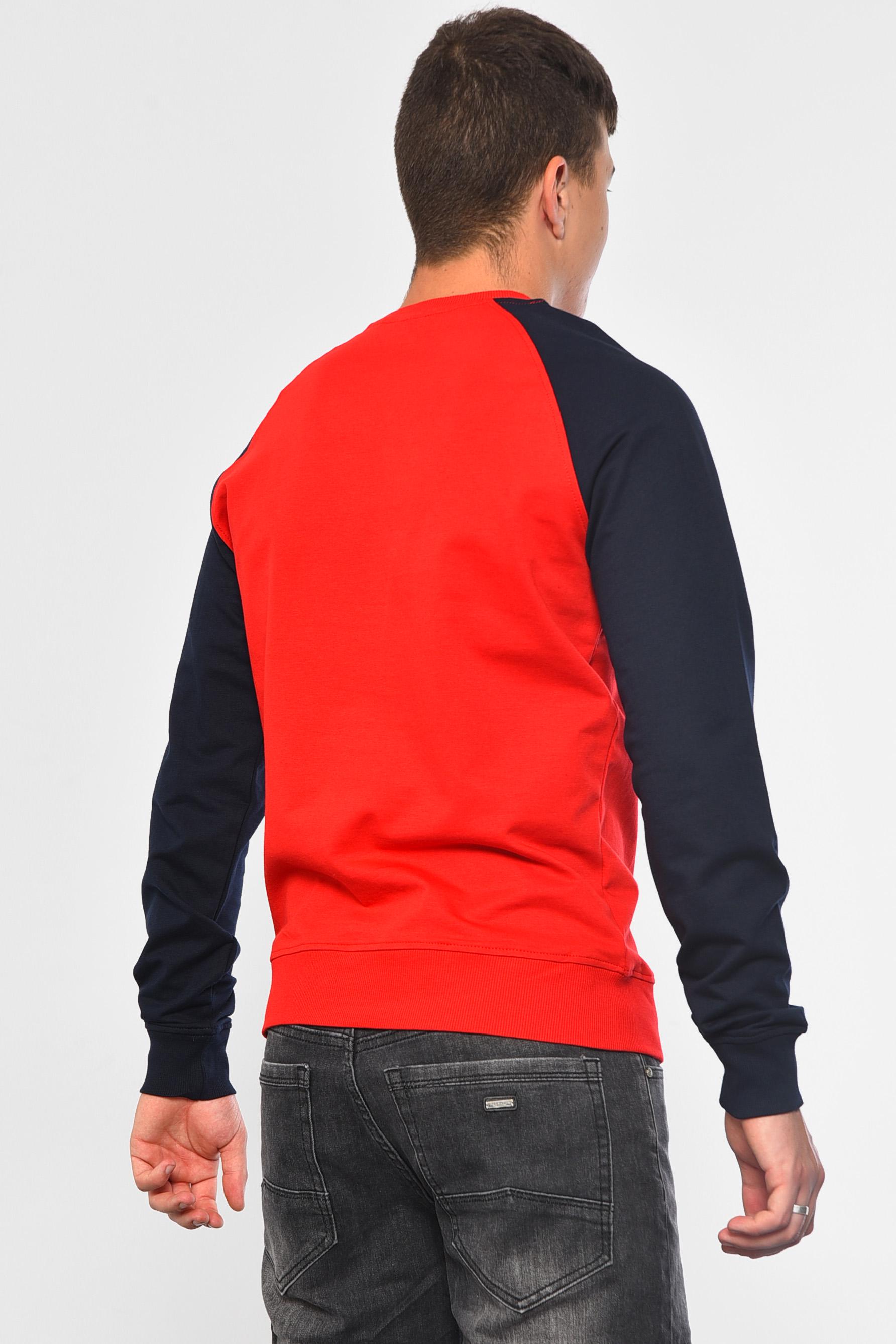 Свитшот мужской 4XL Красный (182069) - фото 3