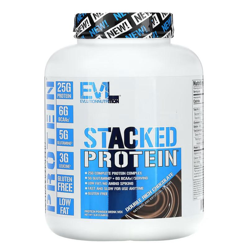 Протеин Evlution Nutrition Stacked Protein Double Rich Chocolate 2270 г
