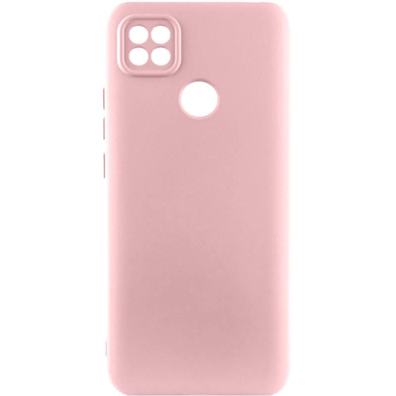 Противоударный чехол Silicone Cover Lakshmi Full Camera (A) для Oppo A15s / A15 Розовый / Pink