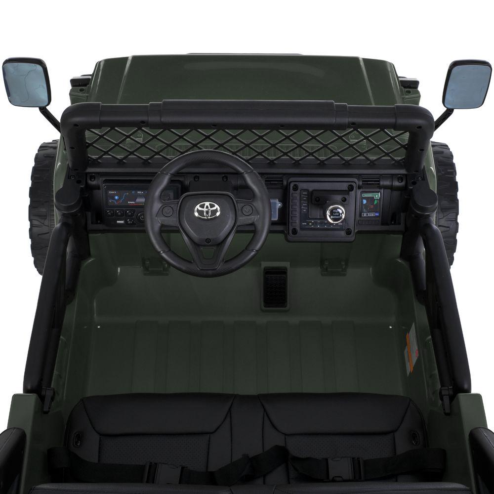 Дитячий електромобіль Bambi Jeep Toyota 2566AEBLR 4W Темно-зелений - фото 5 Дитячий електромобіль Bambi Jeep Toyota 2566AEBLR 4W Темно-зелений - фото 5