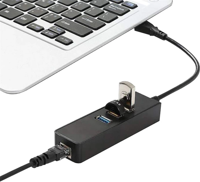 USB-хаб Dynamode 4в1 концентратор - фото 3