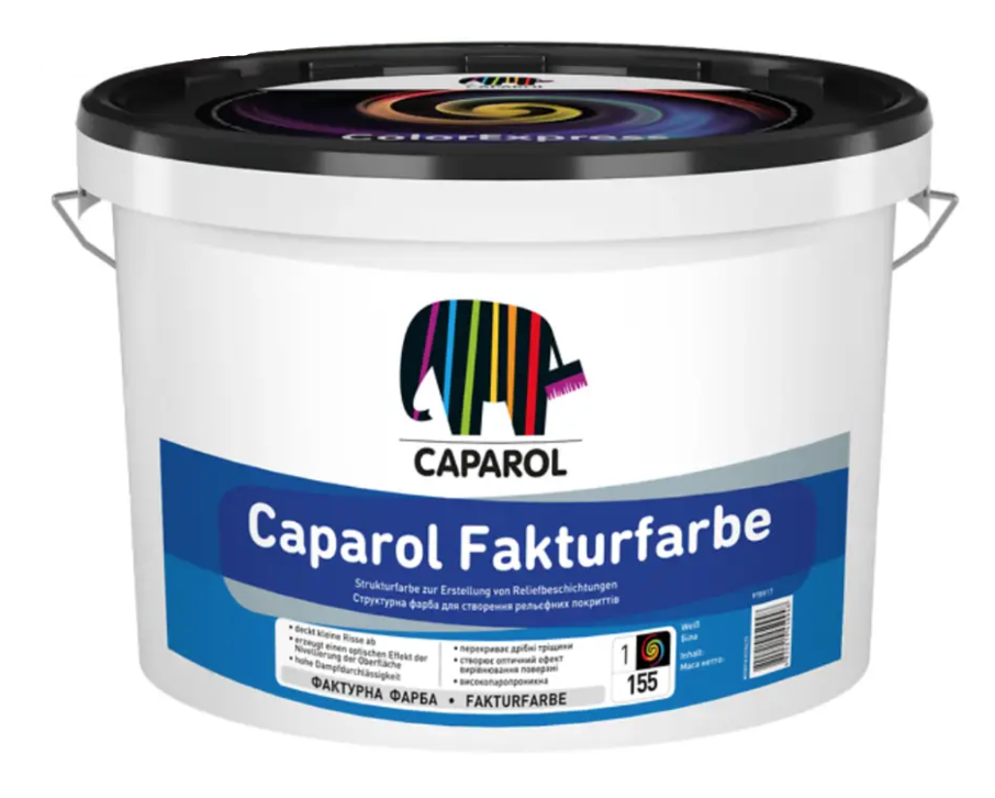 Фарба універсальна акрилова матова Caparol Fakturfarbe база 1 16 кг (1416447438)