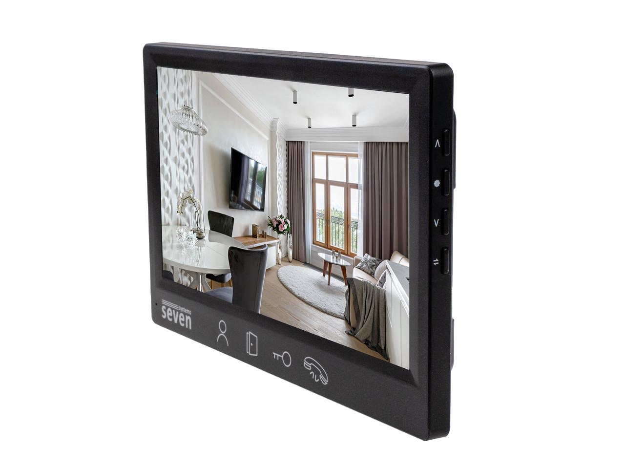 Відеодомофон SEVEN DP–7571 FHD 7" Black (25198610) - фото 3 Відеодомофон SEVEN DP–7571 FHD 7" Black (25198610) - фото 3