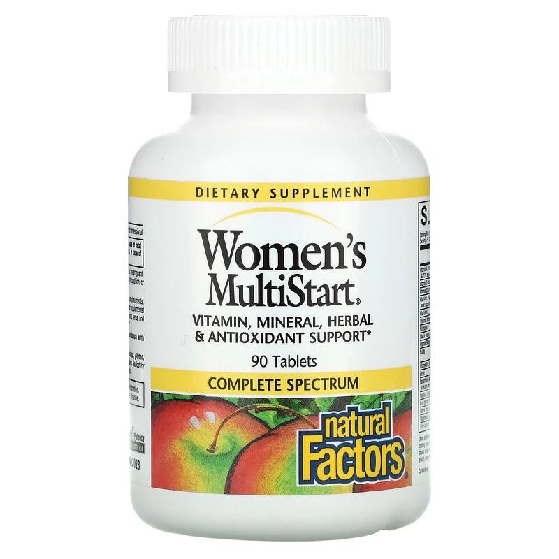 Витаминно-минеральный комплекс для женщин Natural Factors Women's MultiStart 90 Tabs