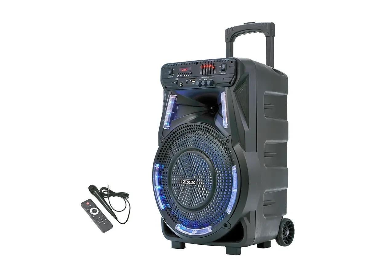 Акустическая система 400W TWS ZXX-7373 12"с микрофоном пультом аккумуляторная с подсветкой (2498678835)