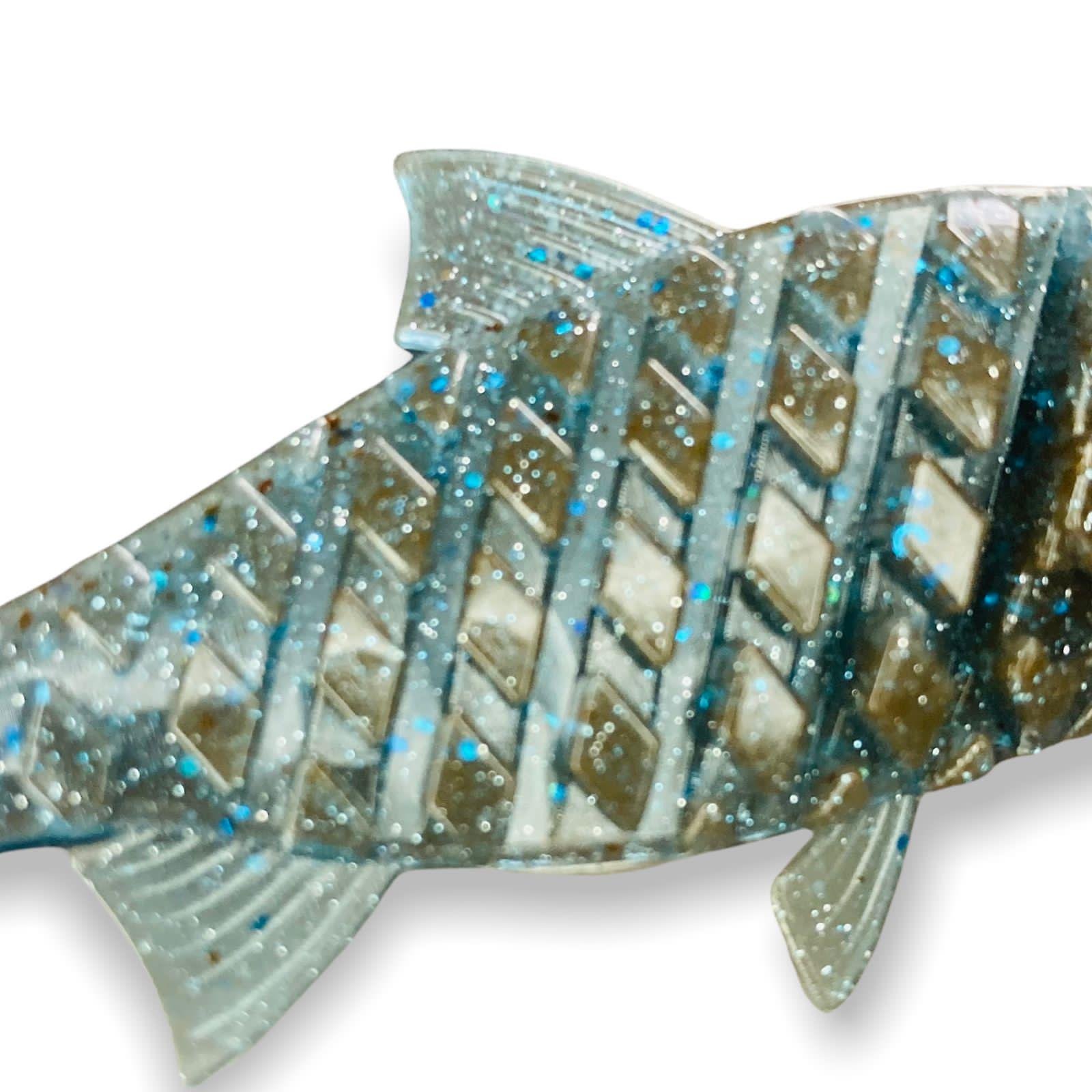 Приманки Big Baits Chebak 3D речная серия 4,0" 2 шт. # 203 Aquamarine (2406203) - фото 3