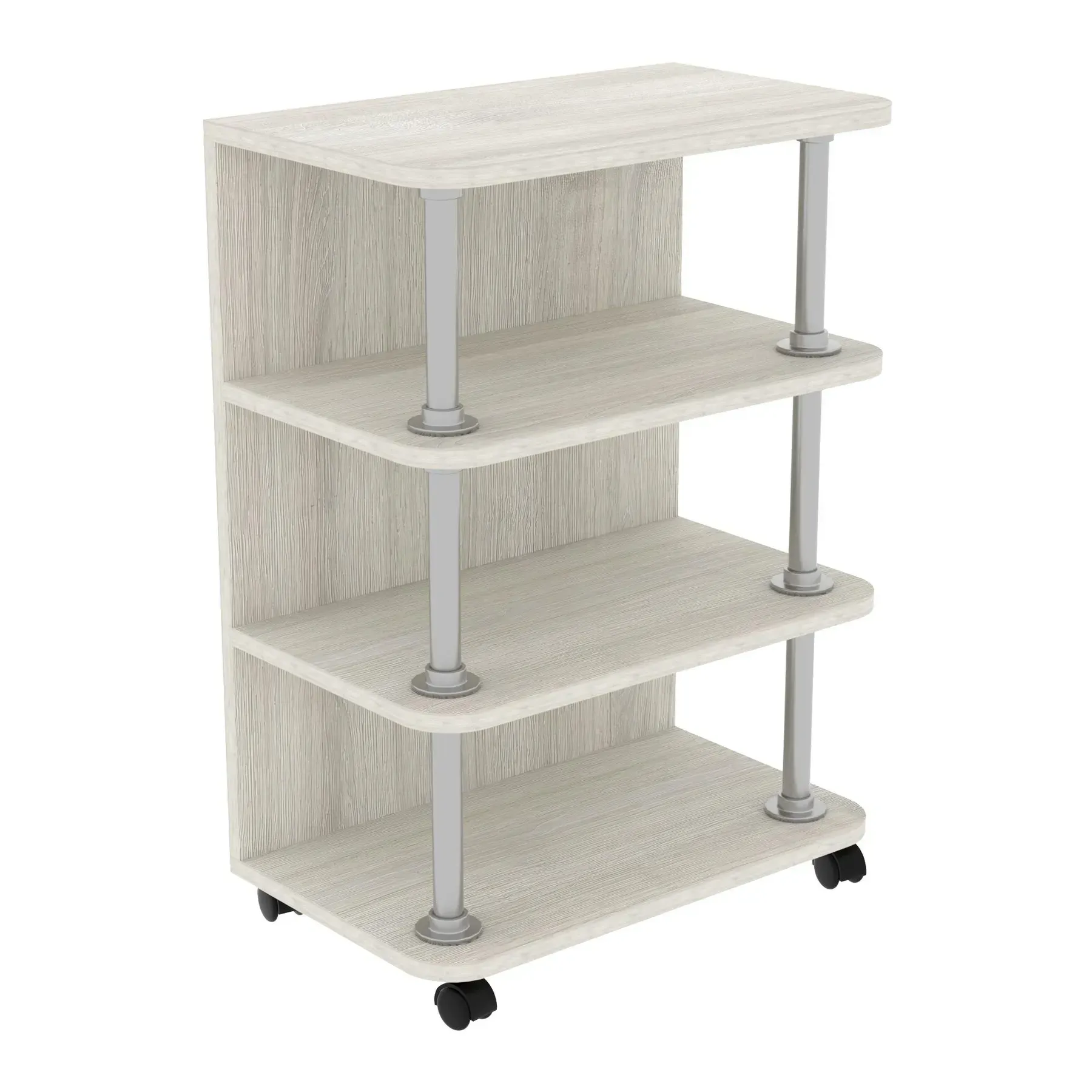 Тумба мобильная Kontinent ТМ-3 на колесиках 500х300х700 мм Дуб Шамони Светлый (81829244)