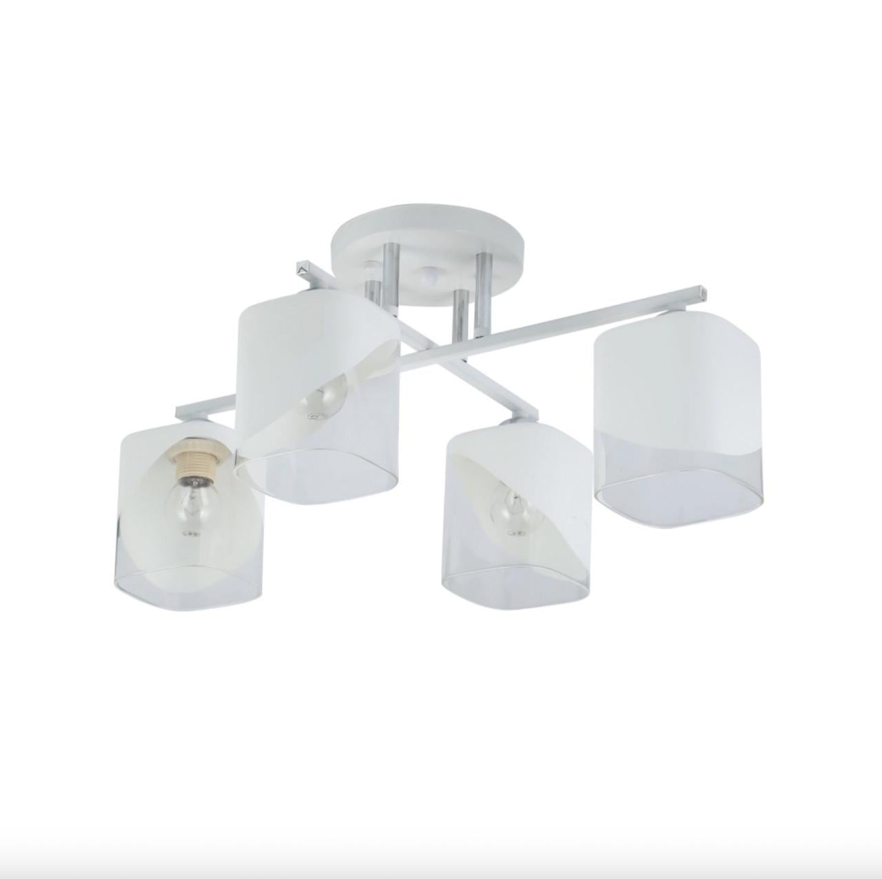 Люстра потолочная Sirius G 07245//4 Matte White+CR Белый/Хром Люстра потолочная Sirius G 07245//4 Matte White+CR Белый/Хром