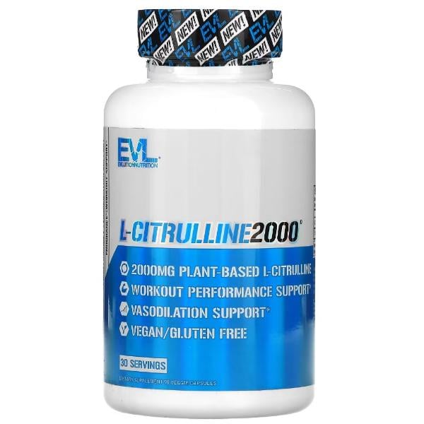 Цитрулин для спорта EVL Nutrition L-Citrulline 2000 90 Veg Caps (22775976)