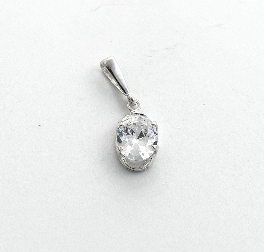 Кулон из серебра Maxi Silver 7973 с овальным фианитом (87973)