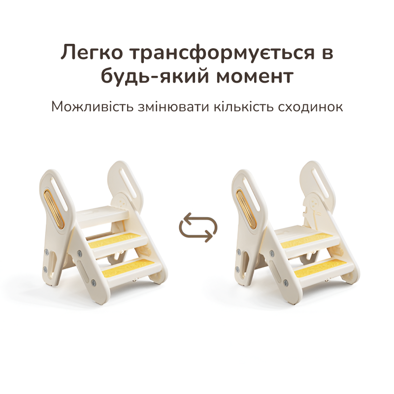 Детская лестница-табурет Lumpurini Elettra пластиковая 3 ступени с подсветкой (YYST-2328) - фото 8 Детская лестница-табурет Lumpurini Elettra пластиковая 3 ступени с подсветкой (YYST-2328) - фото 8