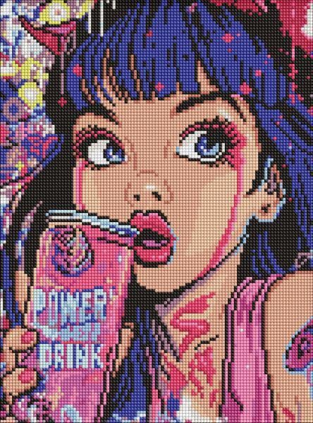 Алмазная мозаика Ideyka Энергия цвета 30x40 см (Id-AMO8067)