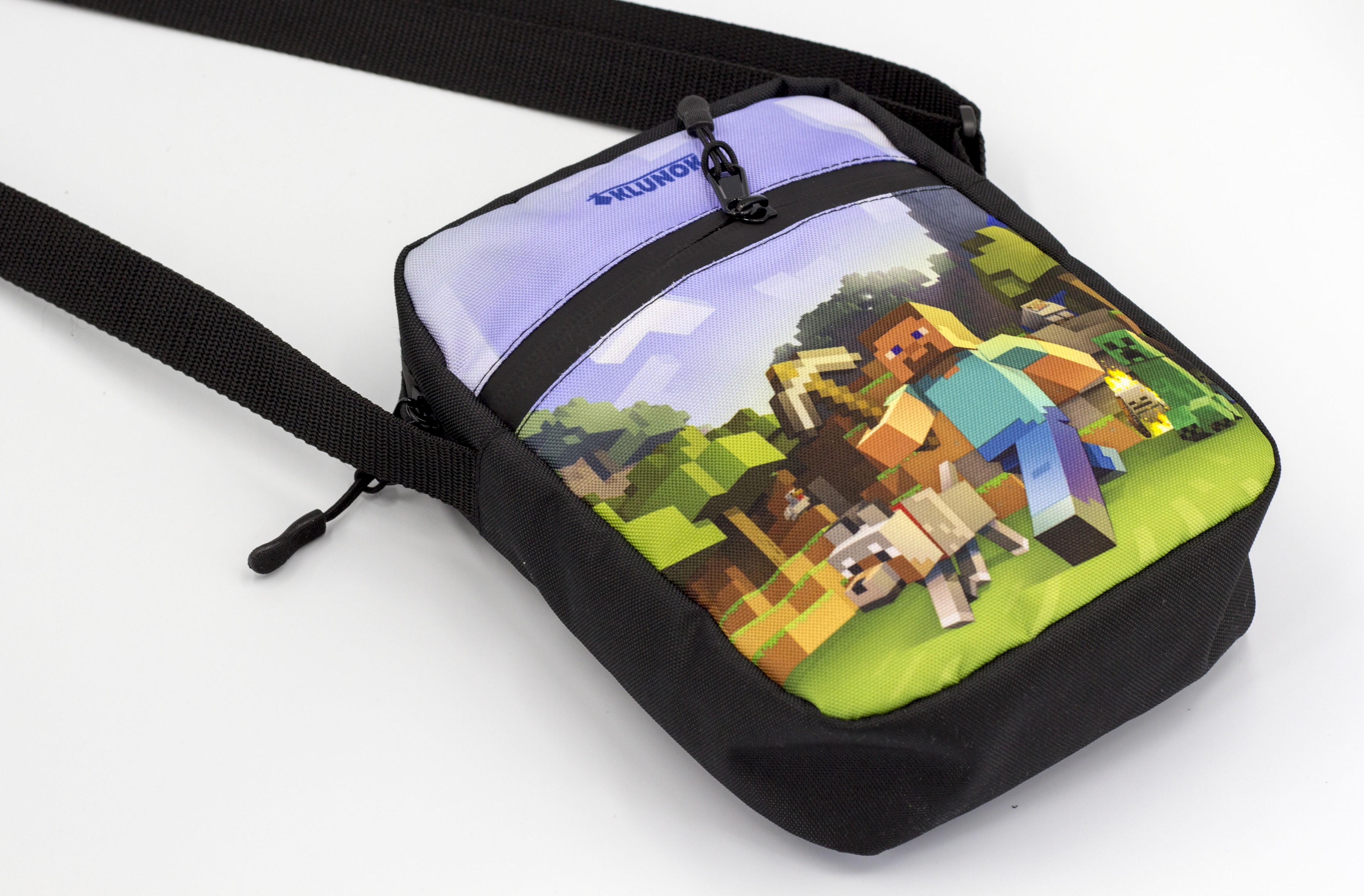 Сумка месенджер через плече Майнкрафт для хлопців 16х21х6 см (К-18) - фото 6 Сумка месенджер через плече Майнкрафт для хлопців 16х21х6 см (К-18) - фото 6