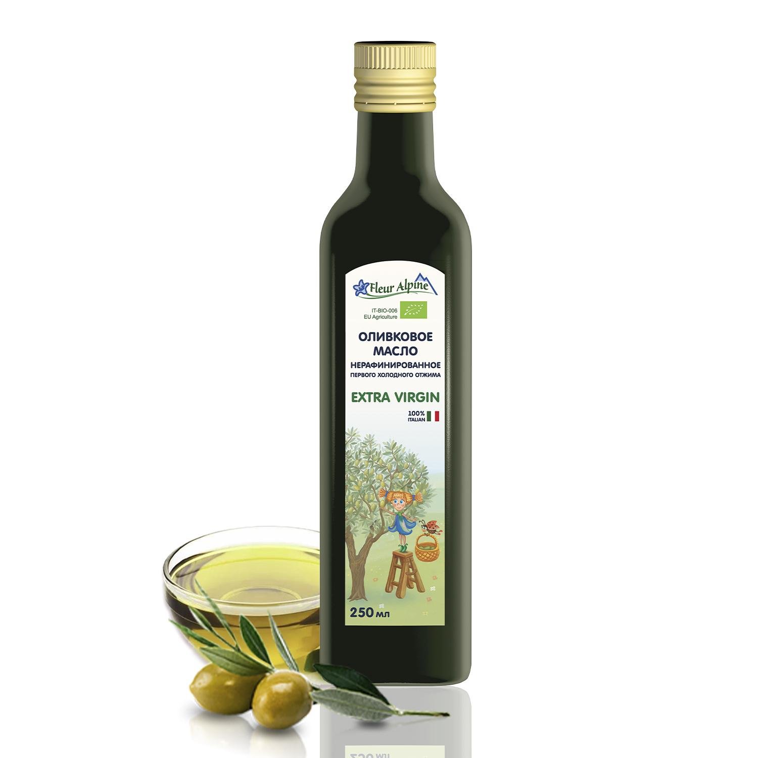 Оливковое масло органическое Fleur Alpine для всей семьи 250 мл (8000832705052)