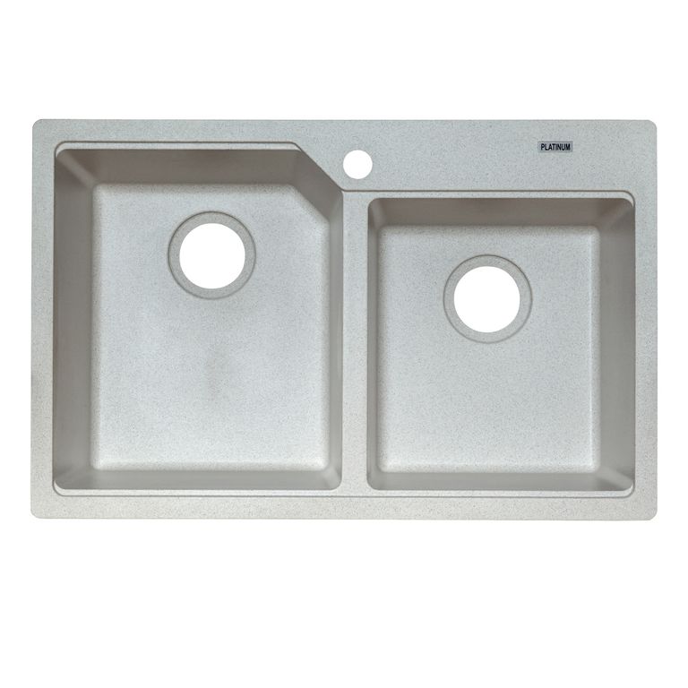 Мойка кухонная Platinum Harmony 7850Ws Белый в точку (353157)