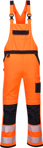 Полукомбинезон светоотражающий PW3 PW344 XL Оранжевый/Черный