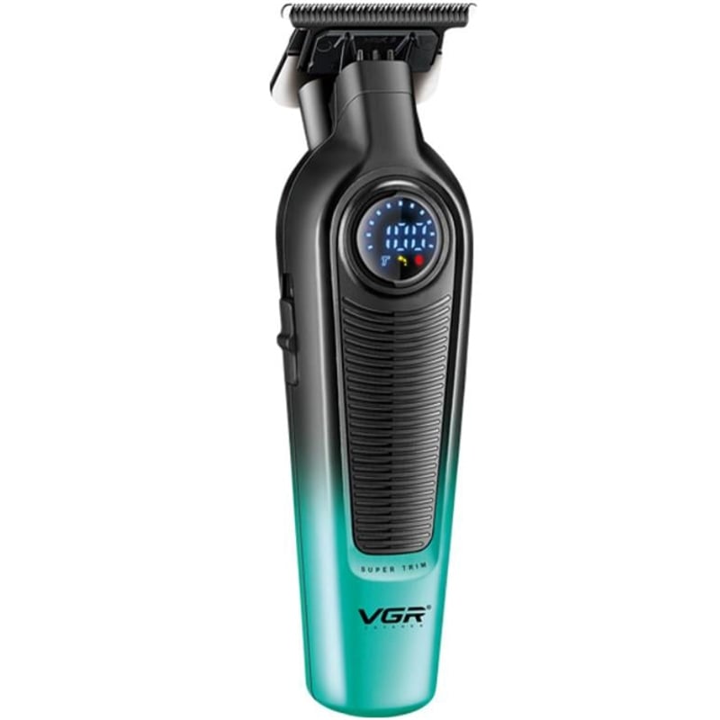 Машинка для стрижки VGR V-996 акумуляторна бездротова Green (tf7390)