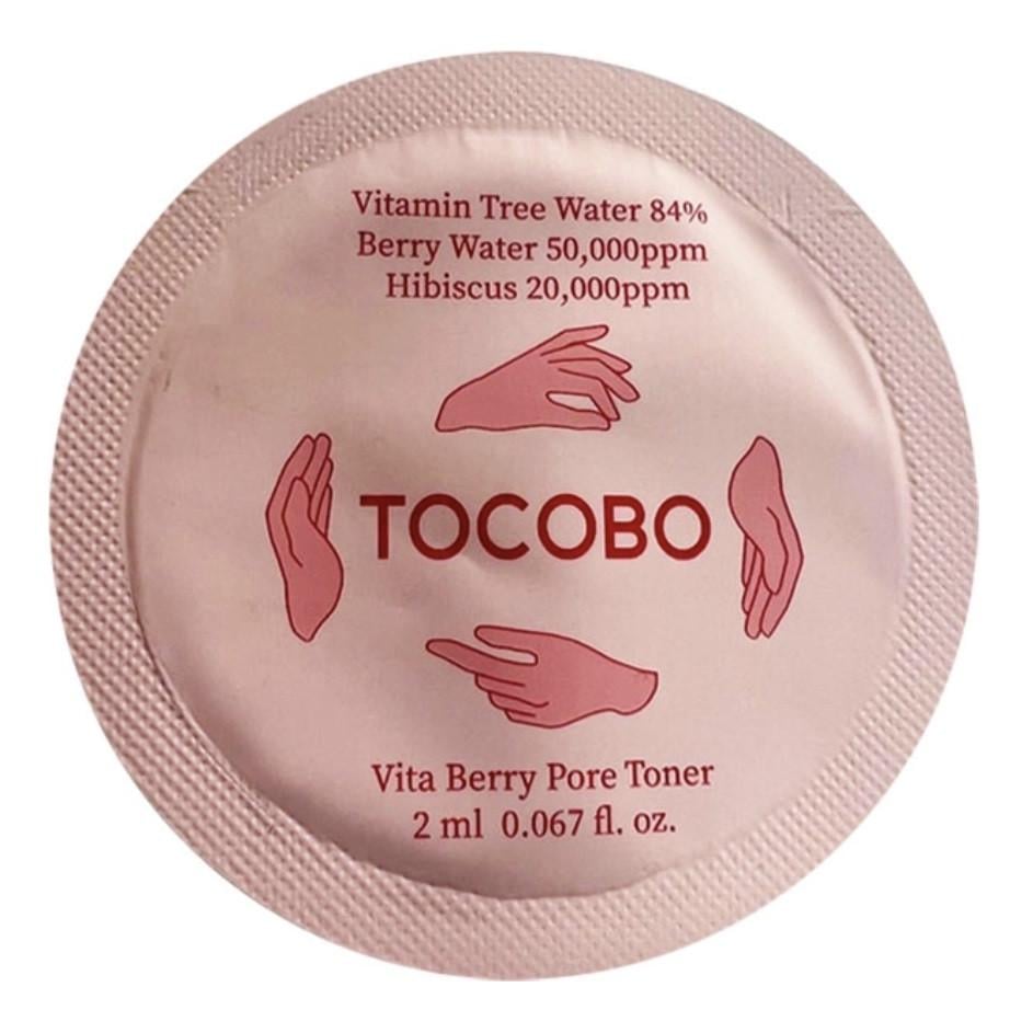 Тонер для сужения пор ягодный Tocobo Vita Berry Pore Toner 2 мл (2751717885)