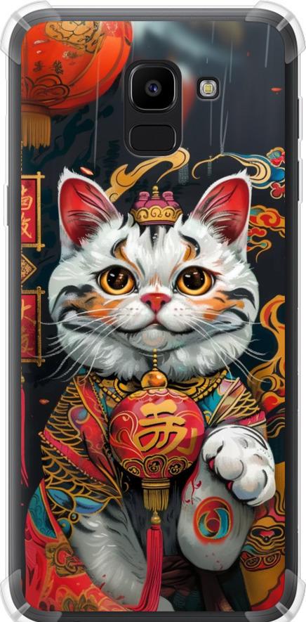 Чехол на Samsung Galaxy J6 2018 China Cat v2 (6135sp-1486-42517)