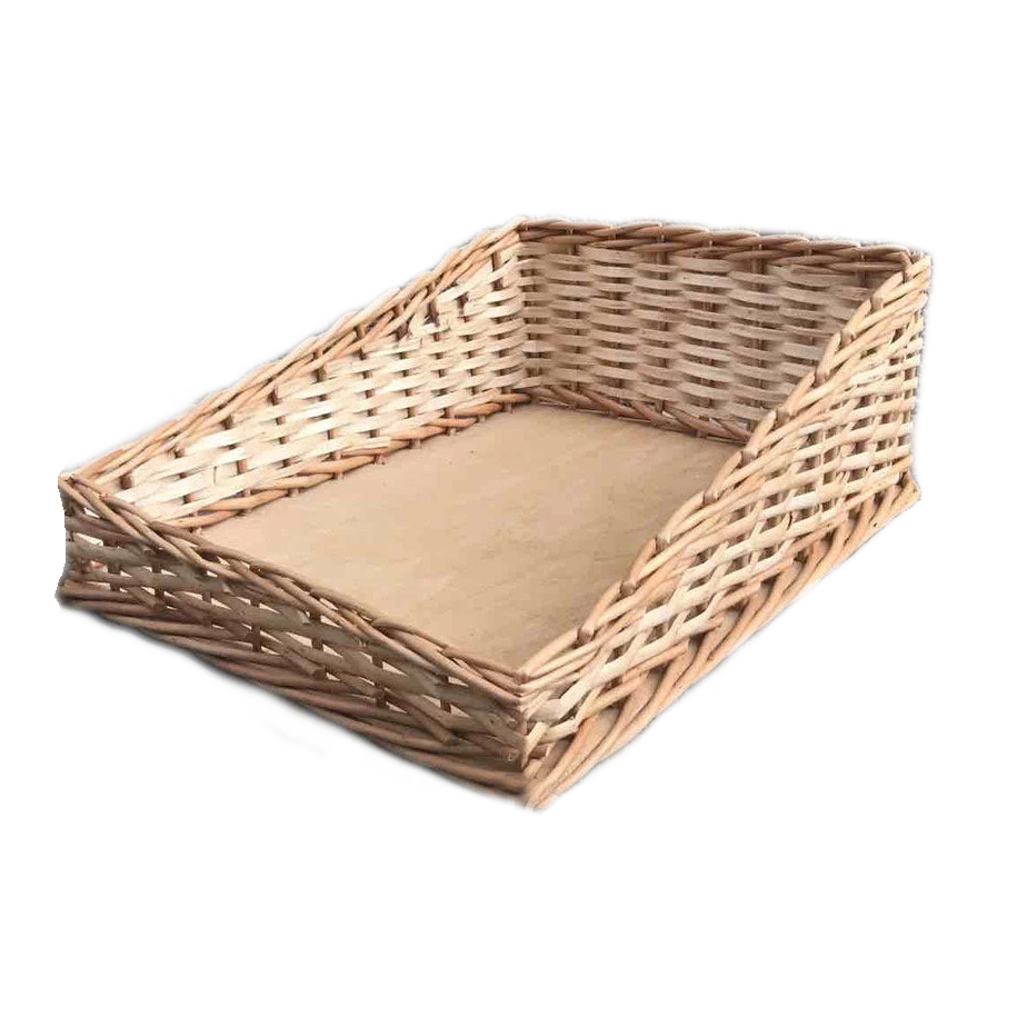 Лоток плетеный из лозы под наклоном 40x40 15x5 см (MR57354)