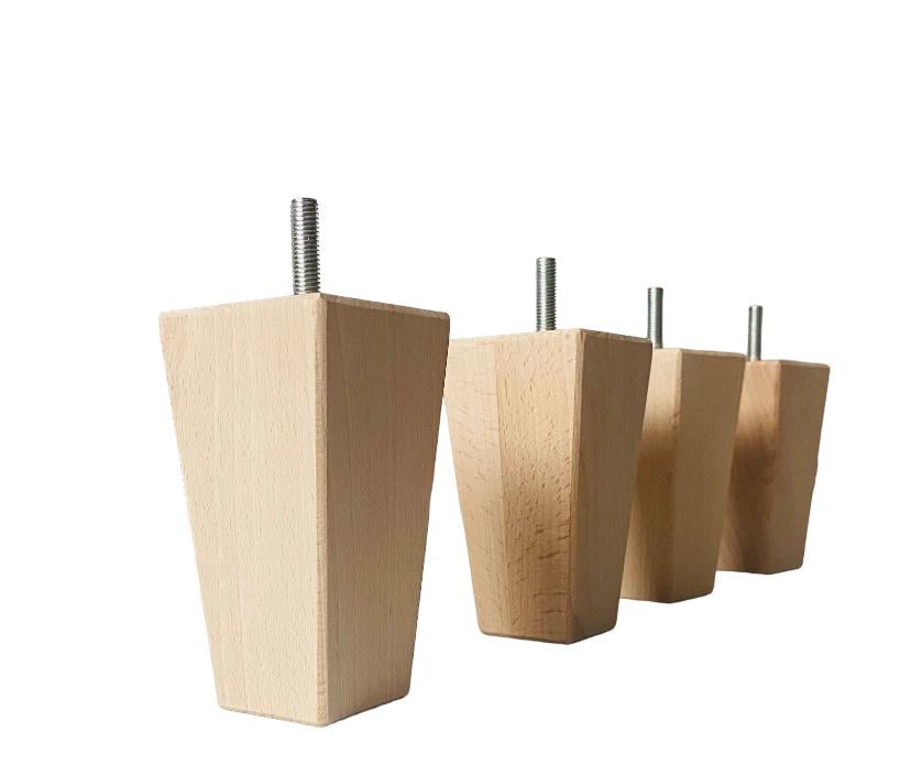 Опора мебельная деревянная пирамидка 100 мм 4 шт. (18094950)