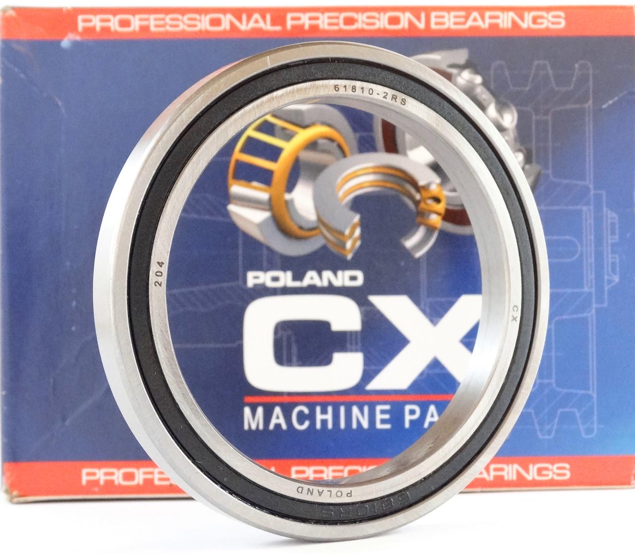 Підшипник CX 61810 2RS 50х65х7 (p892)