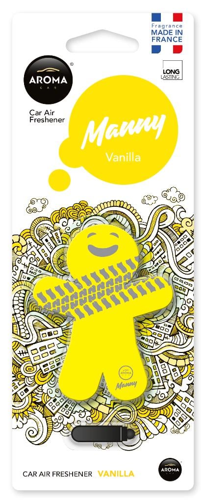 Ароматизатор Aroma Car Manny Vanilla (29506-f9543)