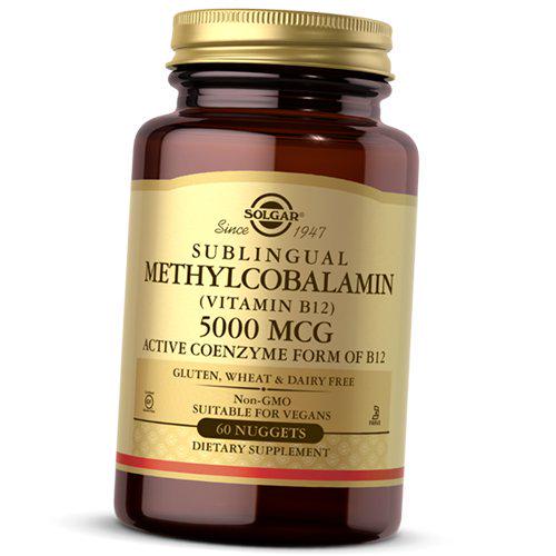 Метилкобаламин Sublingual Methylcobalamin 5000 сублингвальная 60 таблеток (36313084)